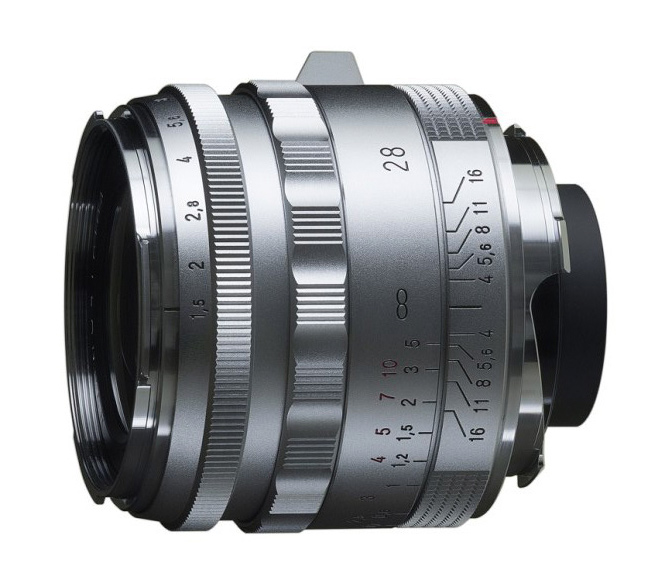 Объектив Voigtlander Nokton 28mm F1.5 Aspherical VM Type II, Leica M, серебристый