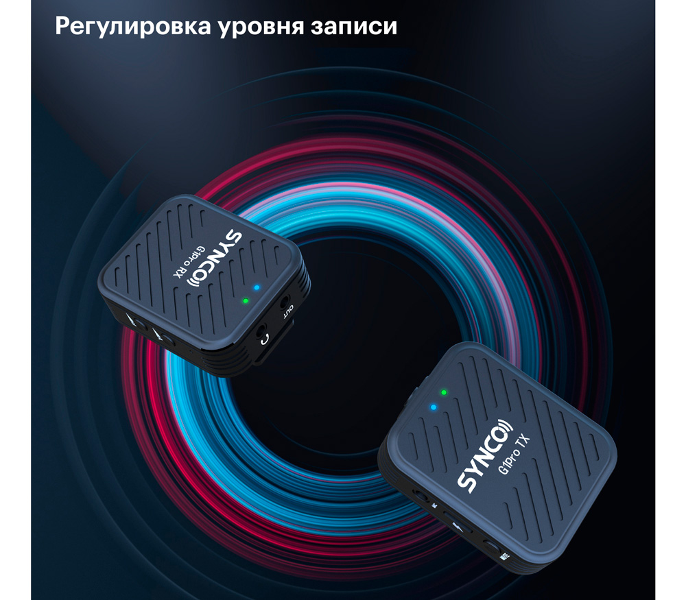 Беспроводная система Synco G1 A2 Pro, TX+TX+RX, 2.4 ГГц, 3.5 TRS / TRRS, USB, USB-C