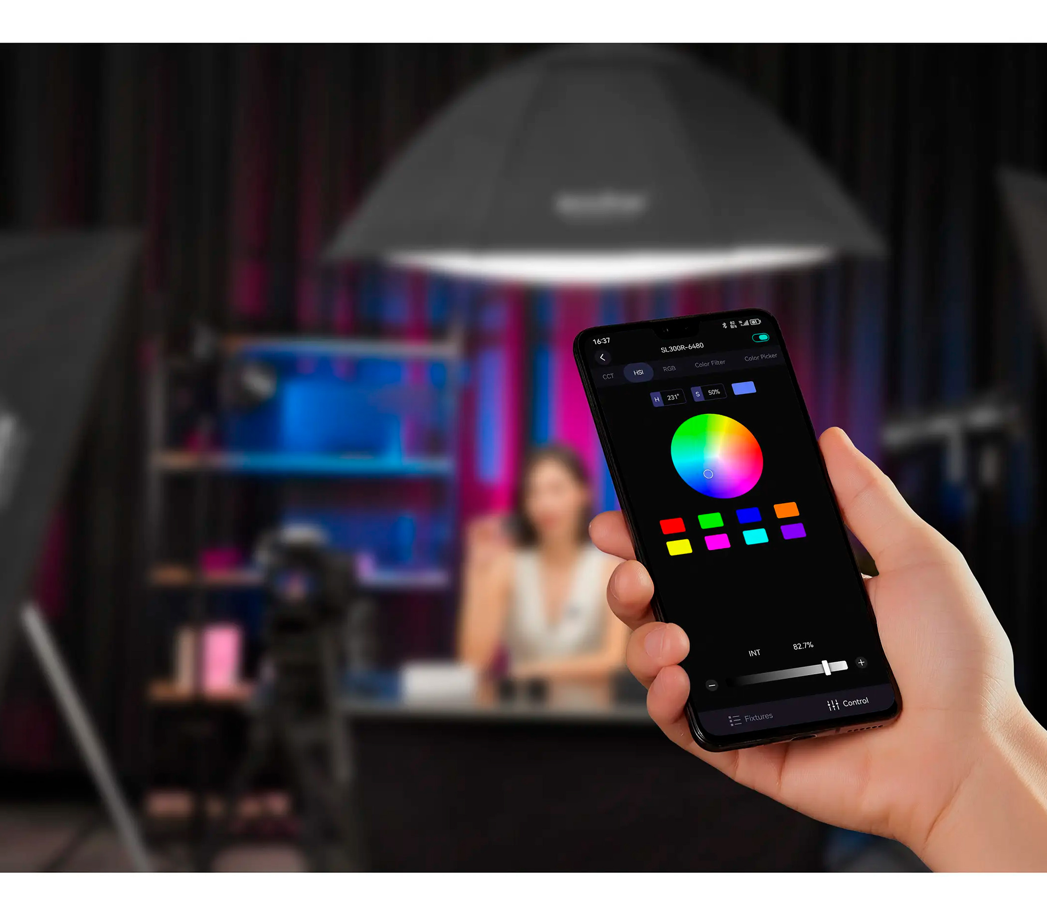 Осветитель Godox SL150R, светодиодный, 2500~10000K, RGB, 150 Вт