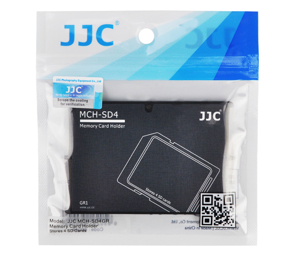 Кейс для карт памяти JJC MCH-SD4GR, 4 SD
