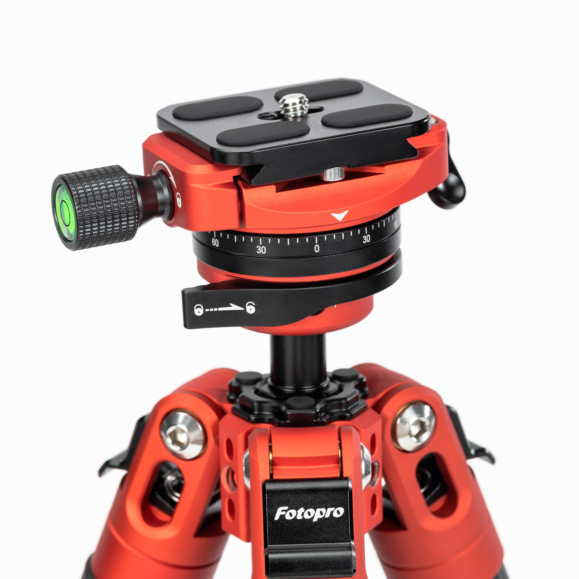 Штатив Fotopro X-Aircross 4 Orange, карбоновый, с головой 32QR, до 4 кг