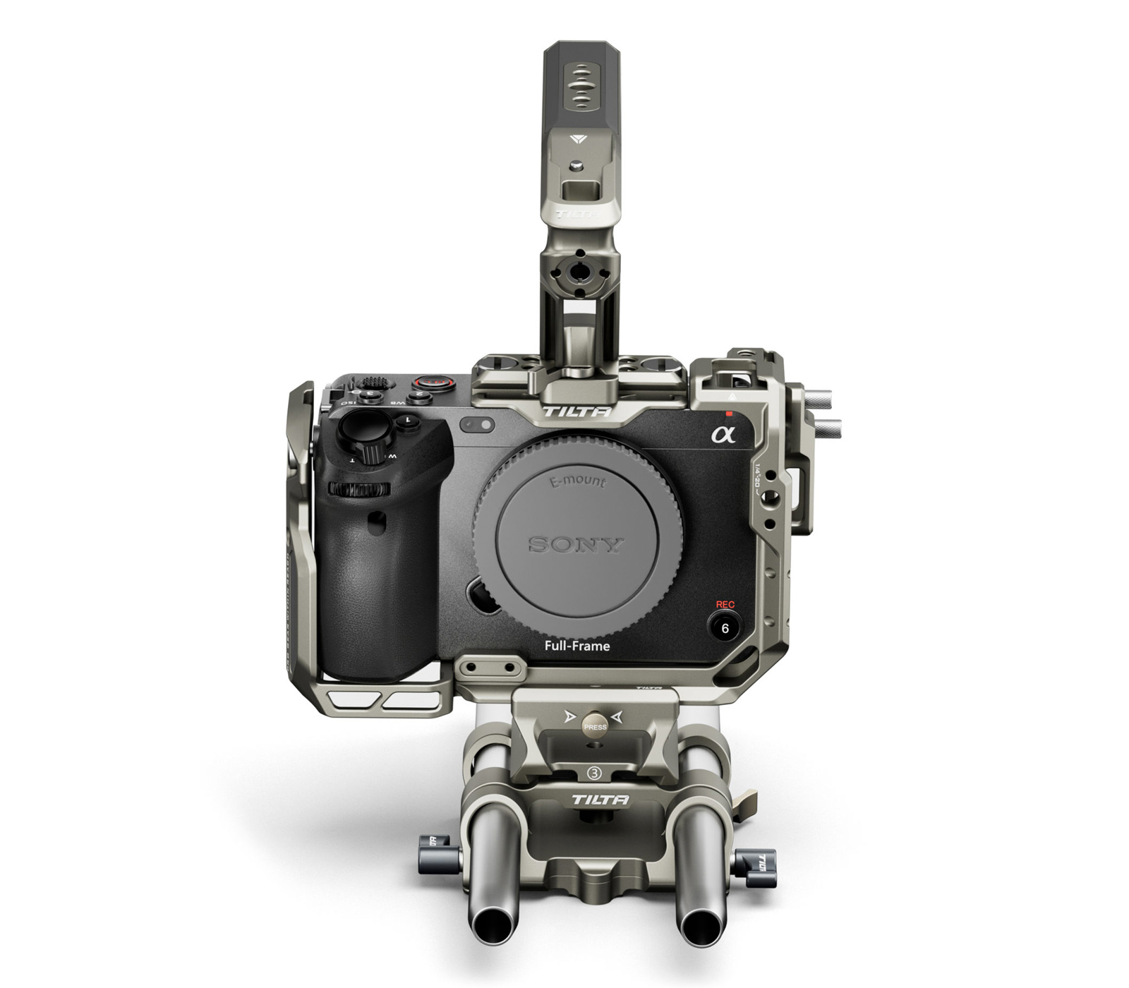 Клетка Tilta Camera Cage V2 Basic Kit для Sony FX3 / FX30, титаново-серая