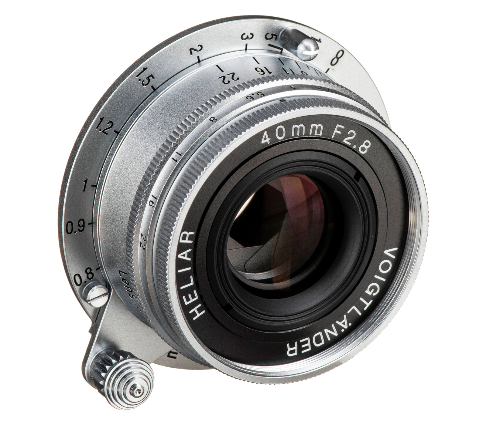 Объектив Voigtlander Heliar 40mm f/2.8 Aspherical M39/L39, серебристый