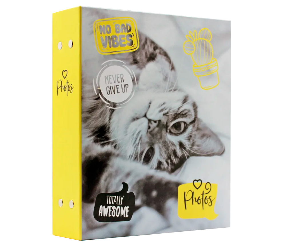 Фотоальбом Полином 100 фото 10х15 см Pets - Мяу