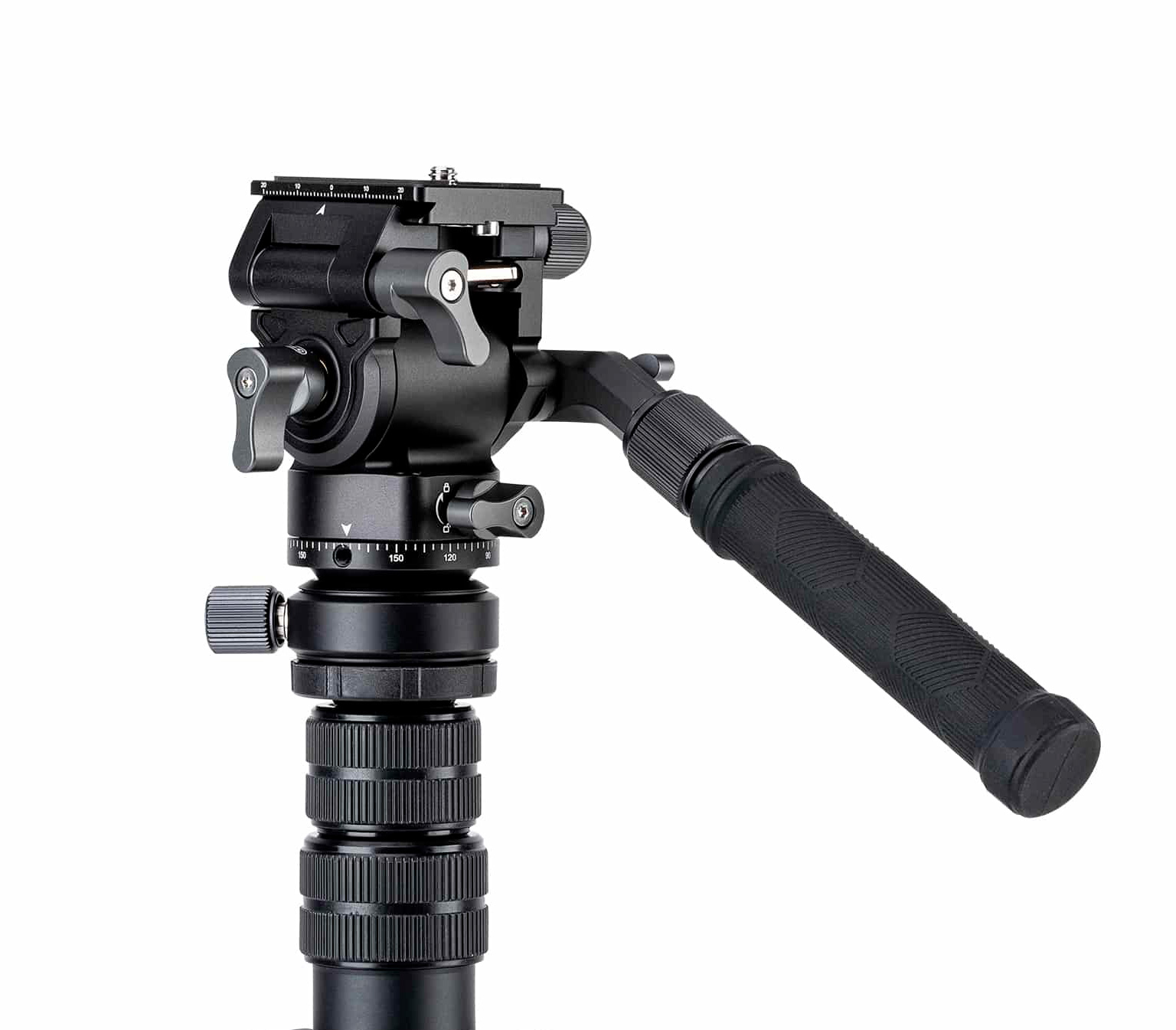 Штативная голова Fotopro MH-4L, жидкостная, до 3 кг, с выравнивающей базой