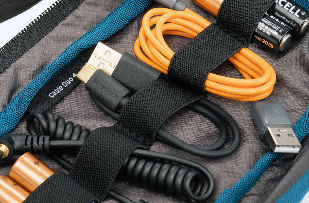 Чехол-органайзер Tenba Tools Cable Duo 4, черный