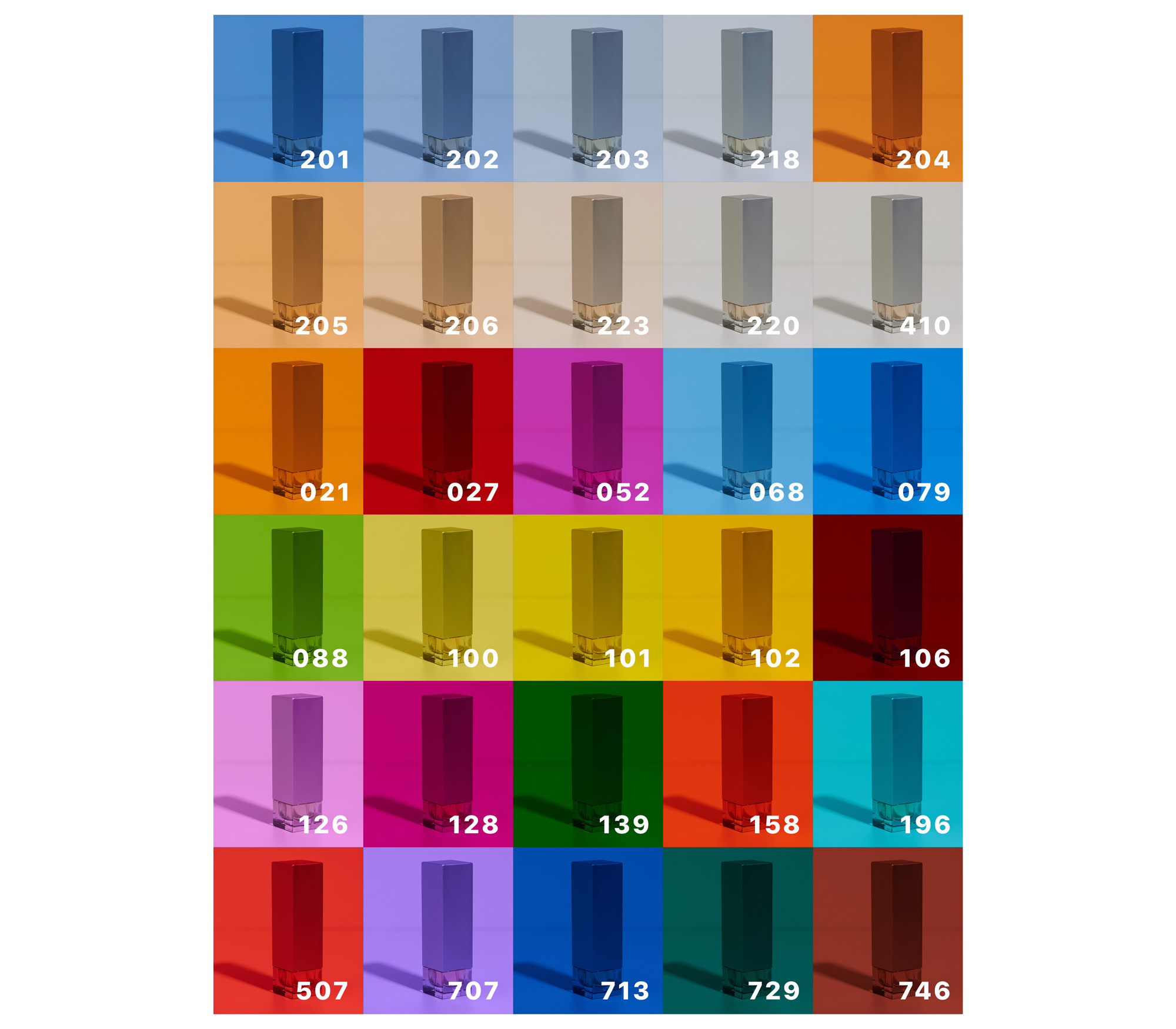 Набор гелевых светофильтров primary color Studio Kit v2, 30 шт. 30х30 см