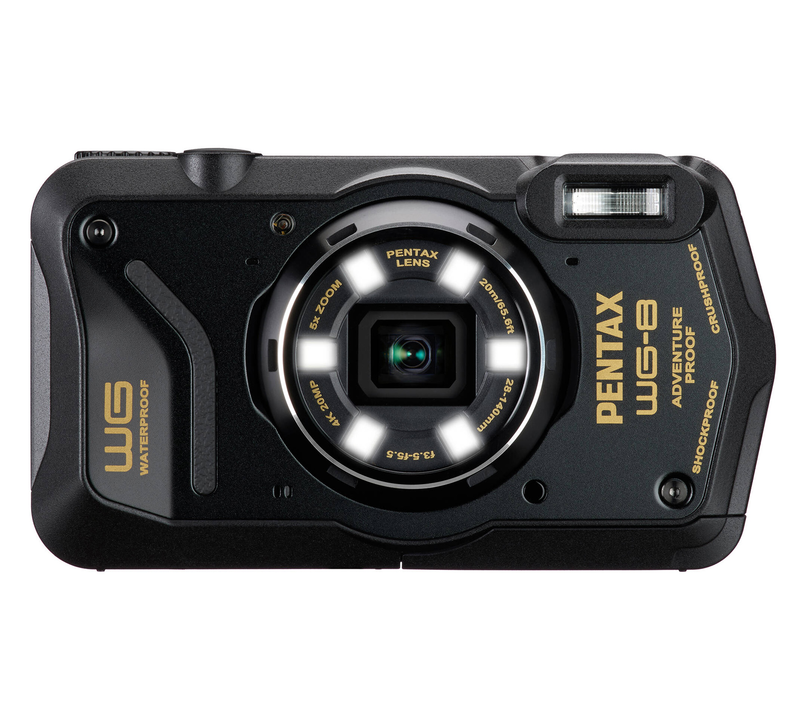 Компактный фотоаппарат Pentax WG-8 черный