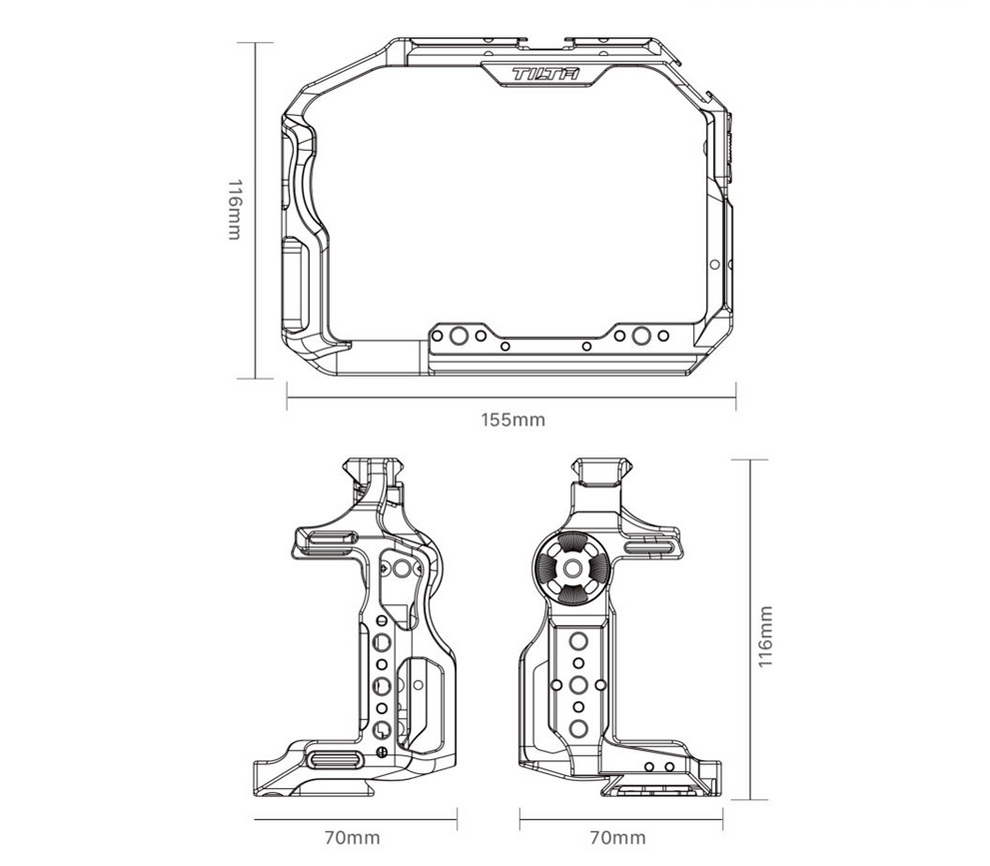 Клетка Tilta Full Camera Cage для Fujifilm X-H2S, черная