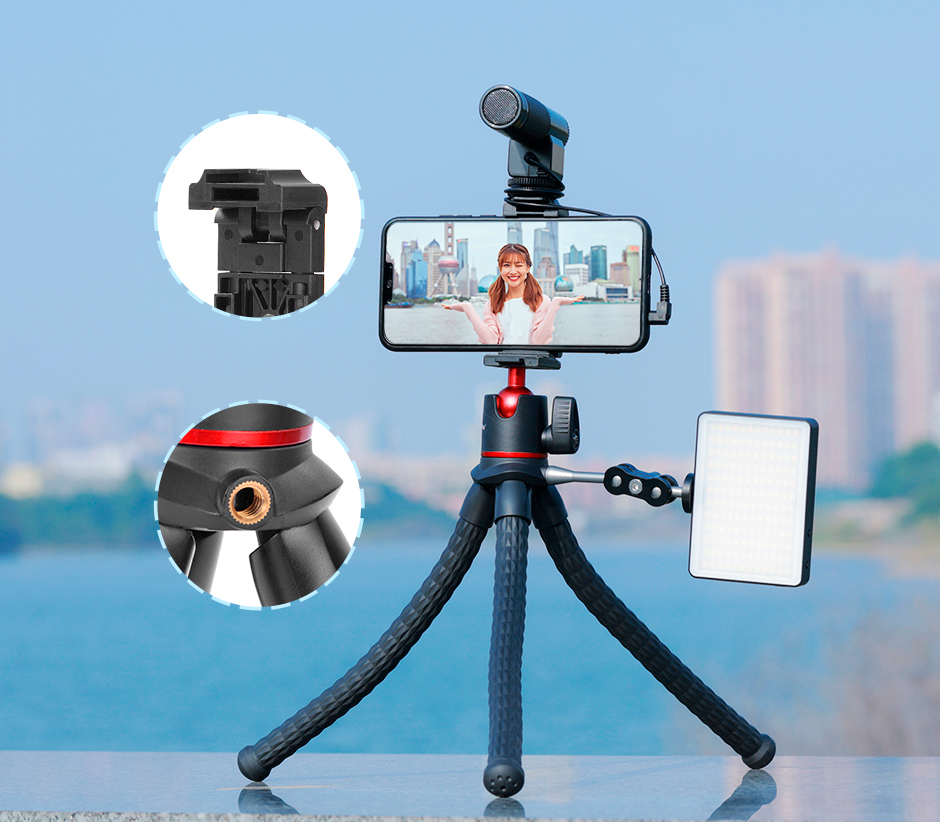 Штатив Kingma BMU019 с гибкими ногами, до 2 кг (уцененный)