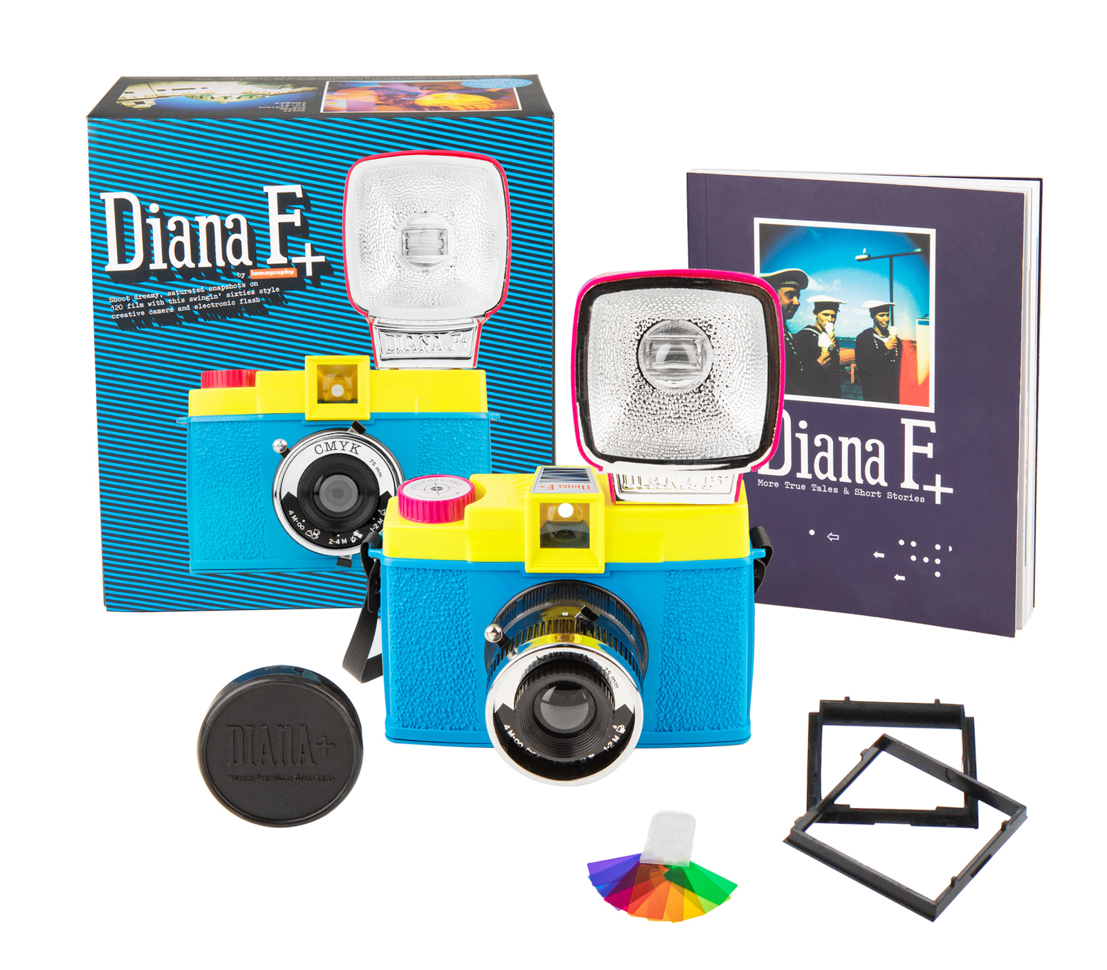 Пленочный фотоаппарат Lomography Diana F+ CMYK