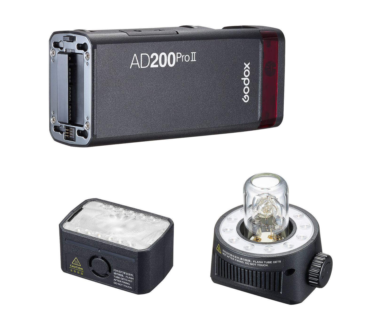 Вспышка Godox Witstro AD200ProII, 200 Дж, 2 сменные головки
