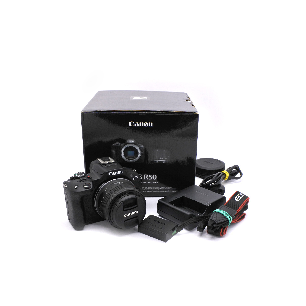 Беззеркальный фотоаппарат Canon EOS R50 Kit 18-45mm IS STM (состояние 5-) (б/у)