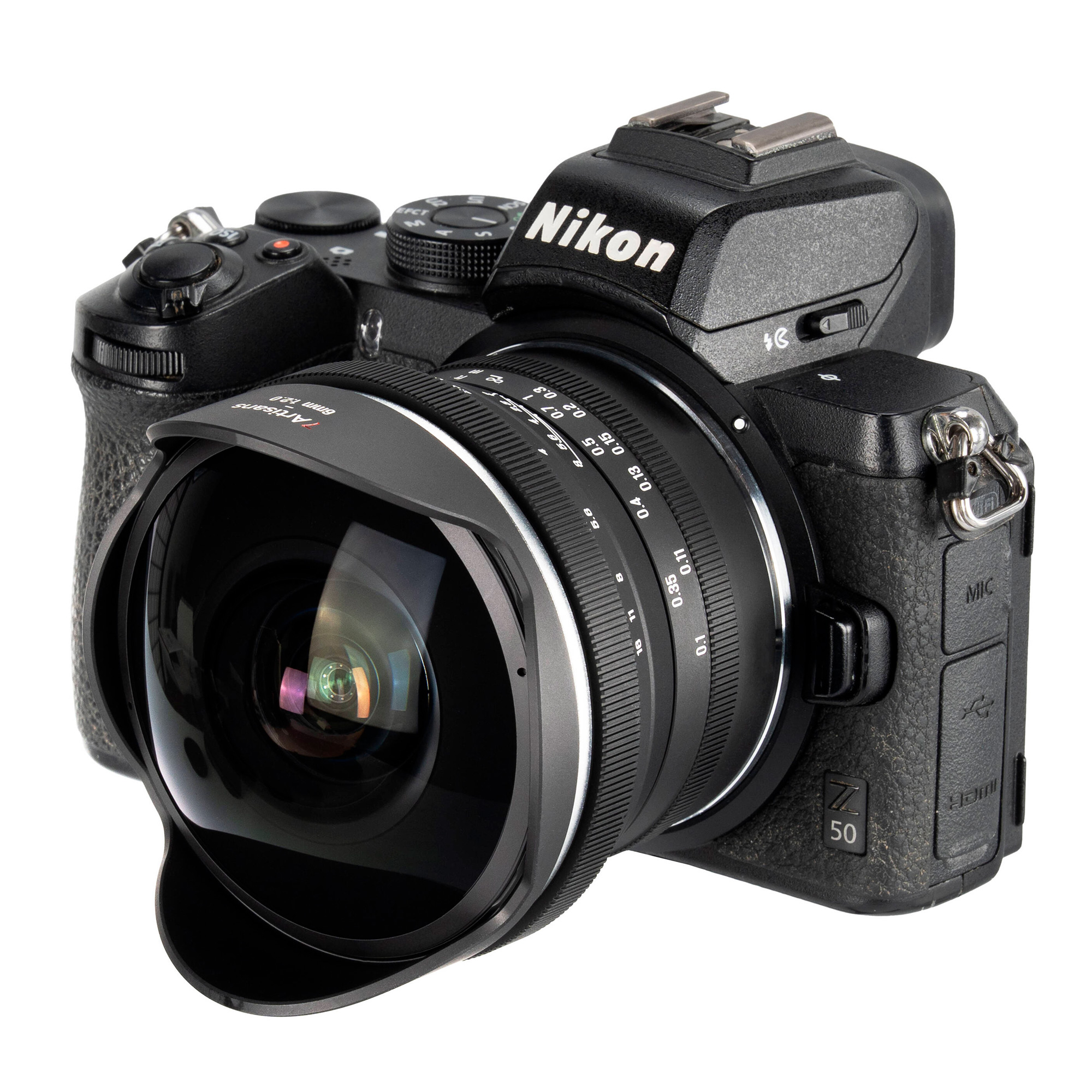 Объектив 7Artisans 6mm f/2 Fisheye для Nikon Z (APS-C)
