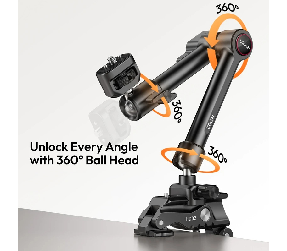 Кронштейн с зажимом Ulanzi HD02 10" Magic Arm Kit