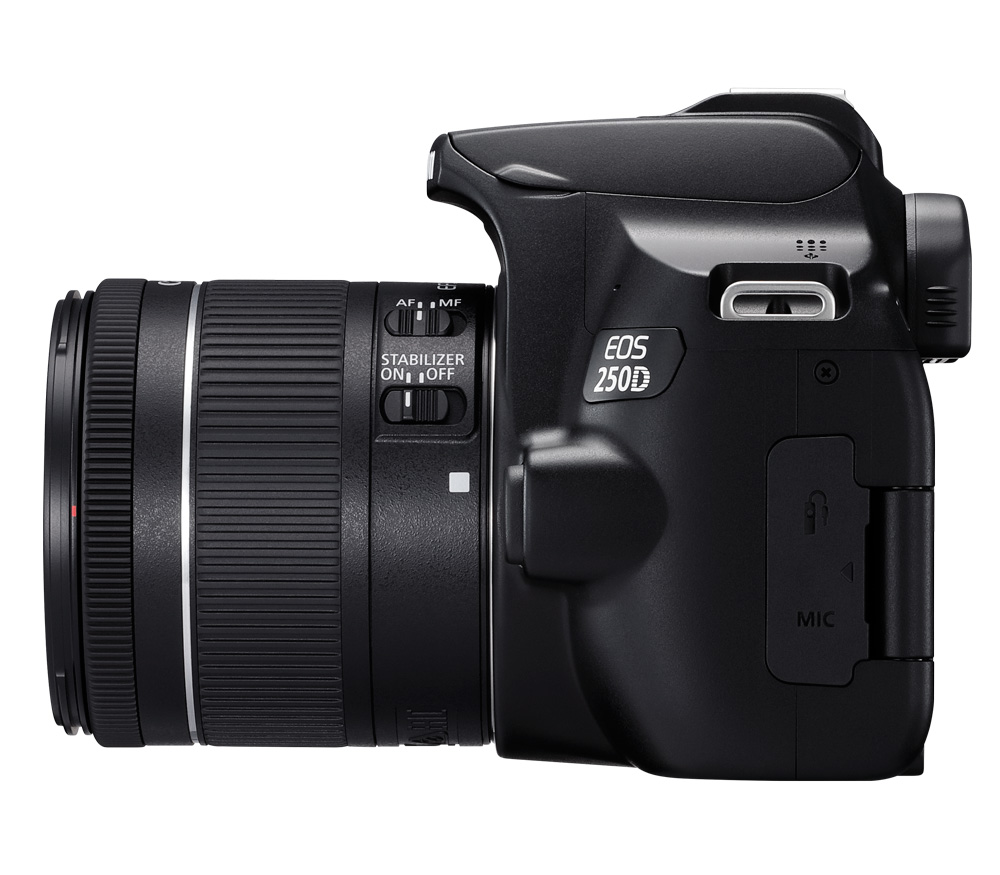 Зеркальный фотоаппарат Canon EOS 250D Kit 18-55mm IS STM черный