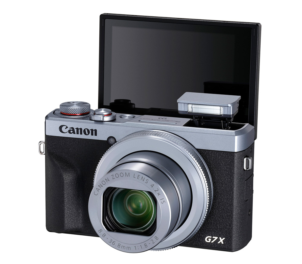 Компактный фотоаппарат Canon PowerShot G7 X Mark III, серебристый