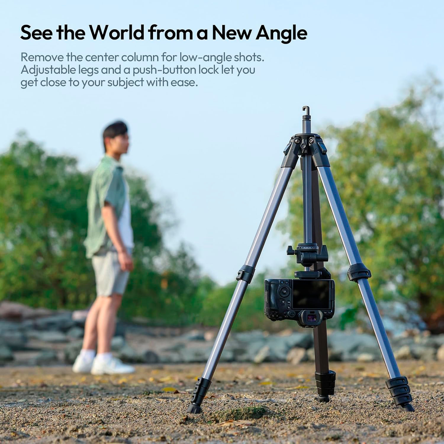 Штатив Ulanzi OMBRA II YING Tripod Black, черный (T156)