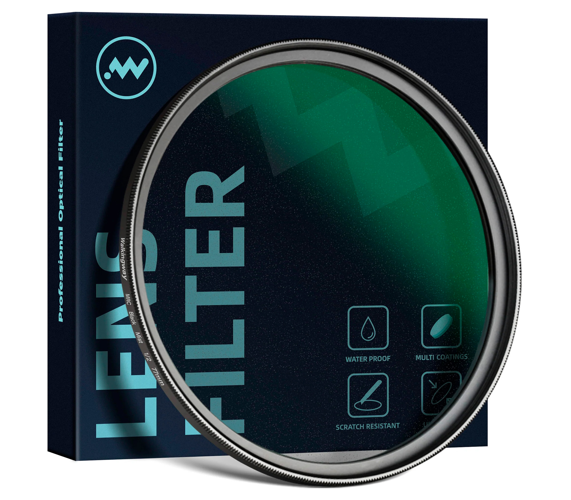 Светофильтр Walking Way Black Pro-Mist 1/2 82mm (уцененный)