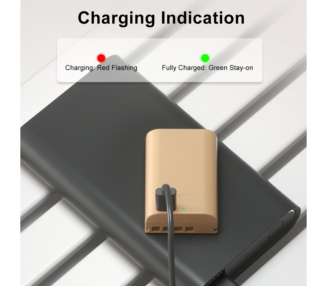 Аккумулятор Kingma BLX-1, 2000 мАч, с портом зарядки Type-C