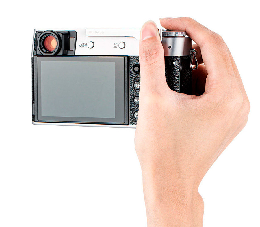 Упор для большого пальца JJC TA-X100V для Fujifilm X100-X100VI, X-E3, X-E4, серебристый
