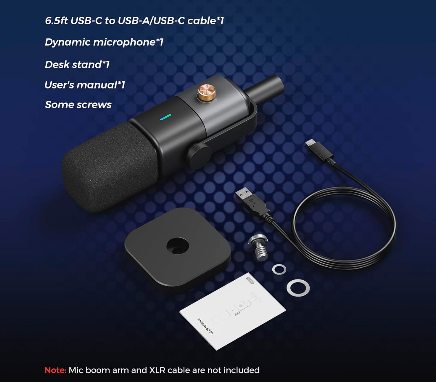 Микрофон Nearity NearStream AM15X, настольный, USB-C / XLR