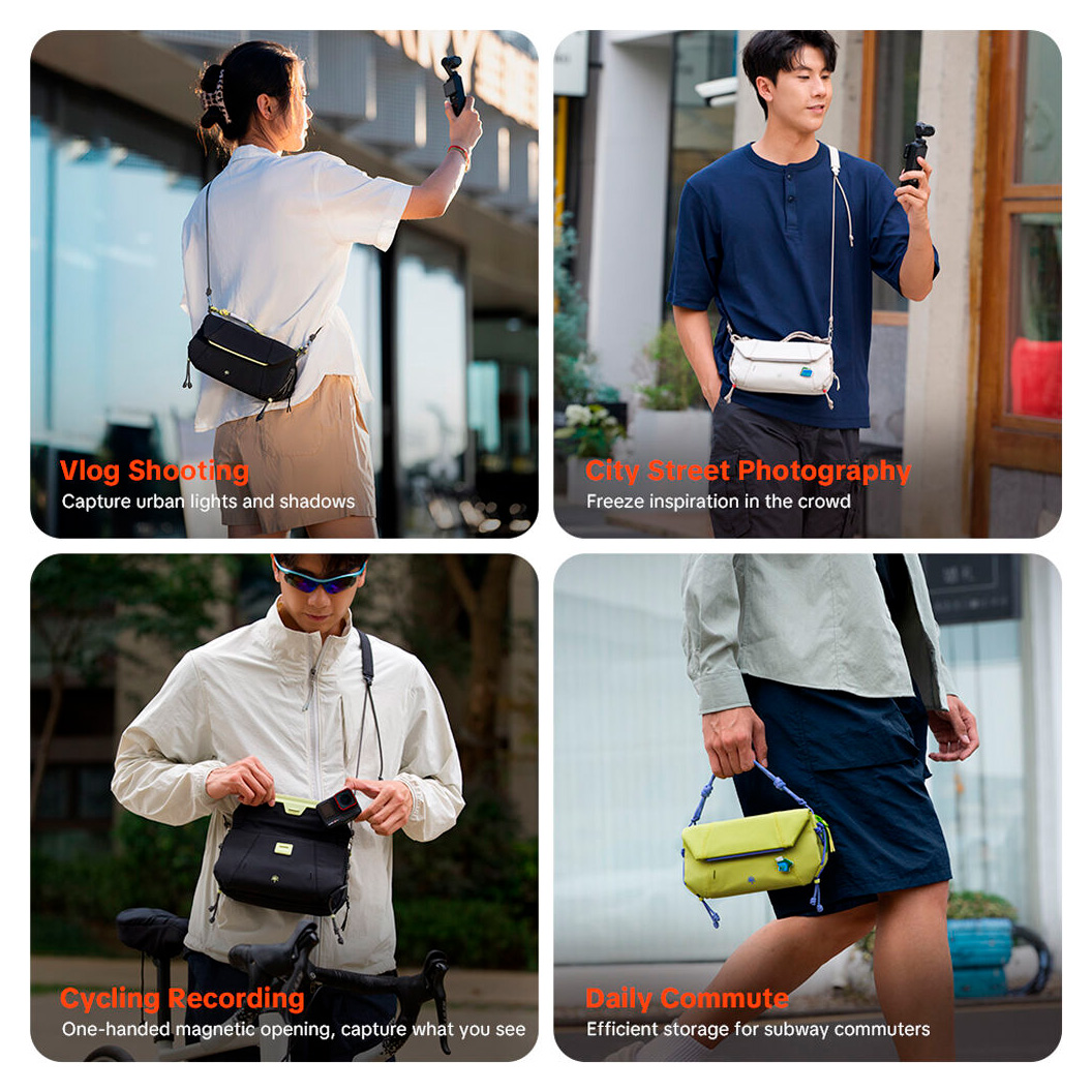 Сумка PGYTECH OneGo Pocket Sling, цвет Mist White