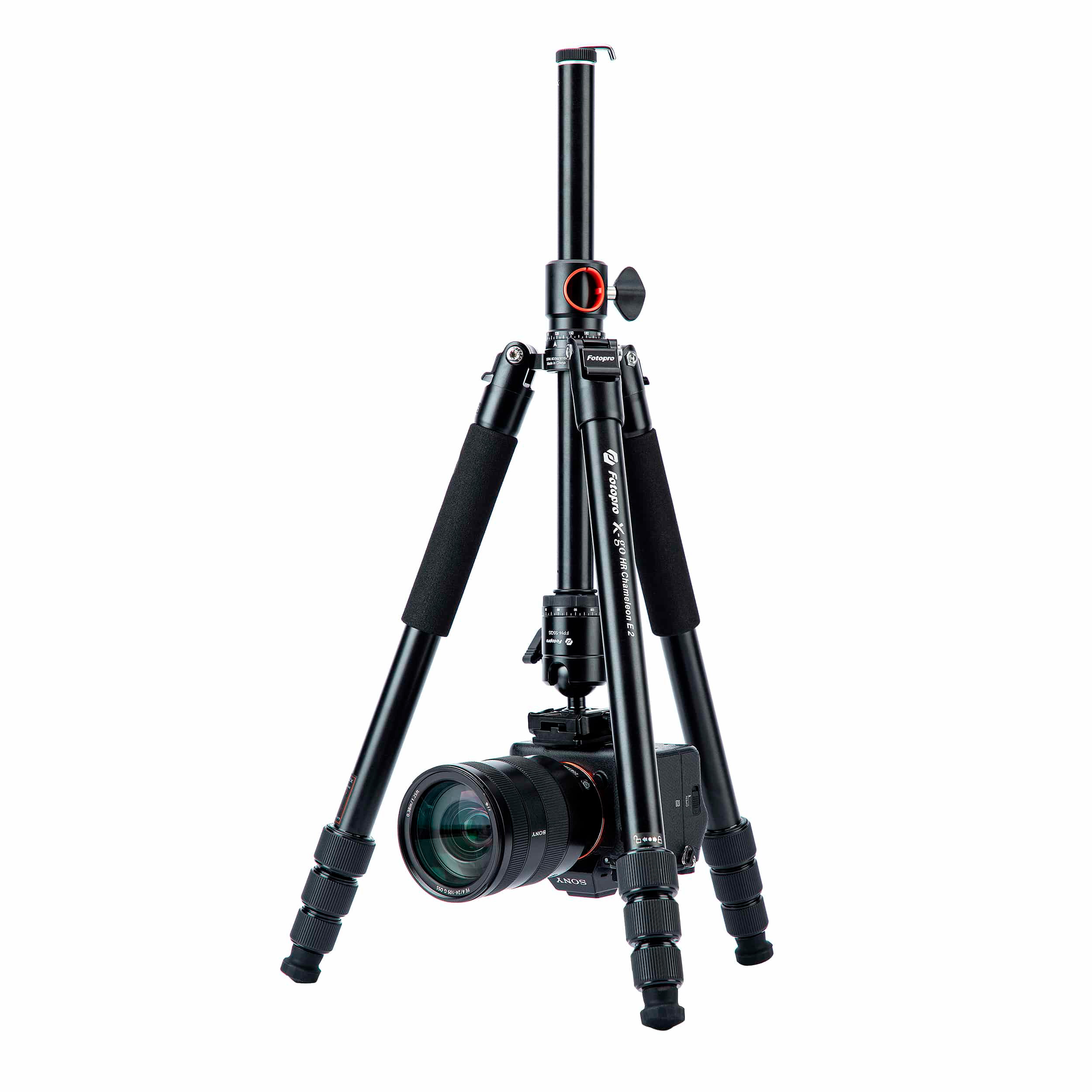 Штатив Fotopro X-Go HR Chameleon E 2, с поворотной колонной (уцененный)