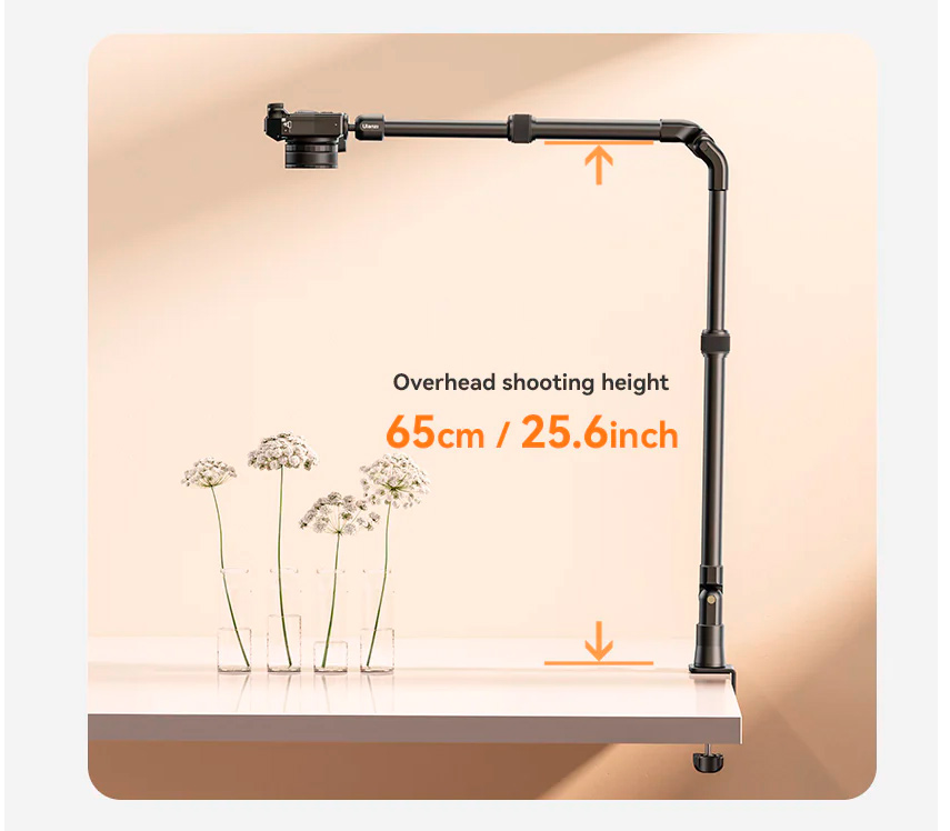 Крепление Ulanzi ZJ02 C-clip Folding Bracket, настольное