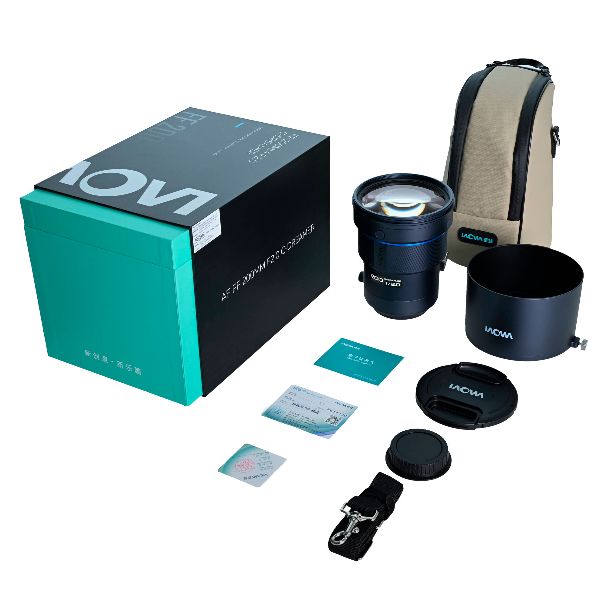 Объектив Laowa 200mm f/2 AF FF C-Dreamer Sony FE