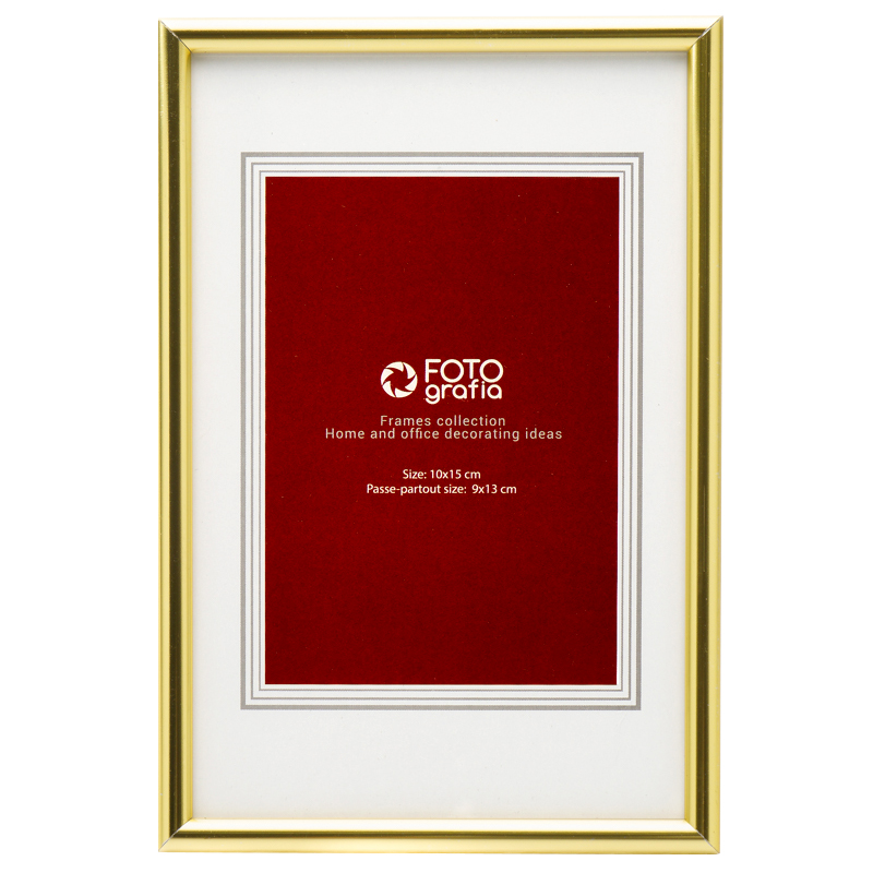Фоторамка Fotografia 10x15 см, золотистая (FFM-5071)