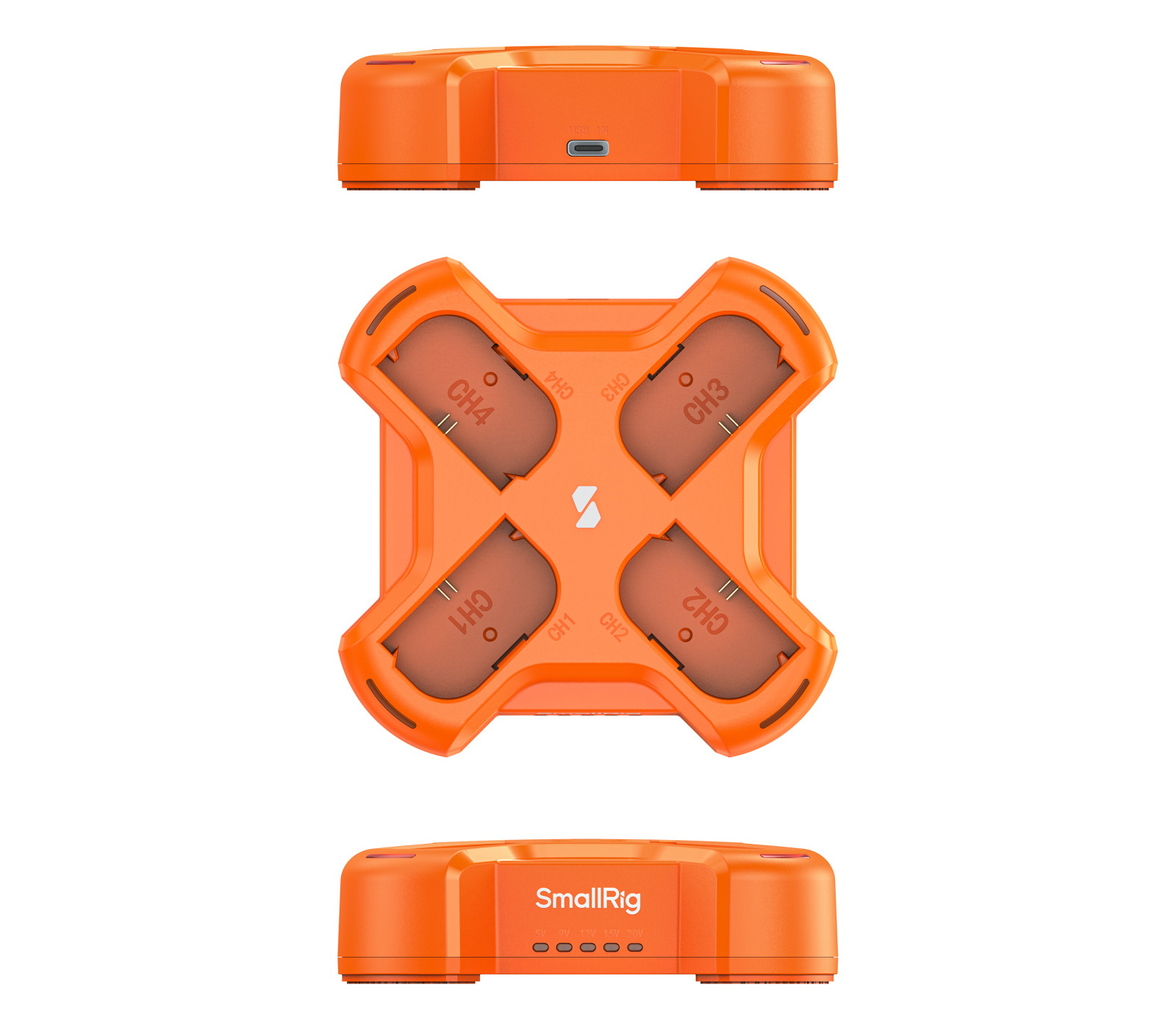Зарядное устройство SmallRig 4838 для 4х Canon LP-E6NH, USB PD 60 Вт