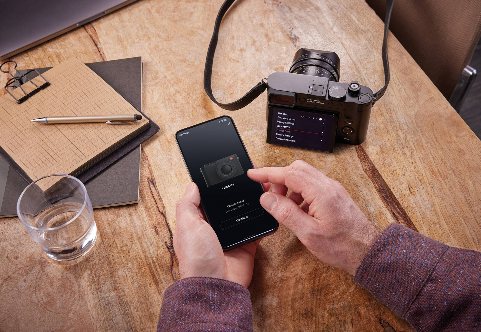Компактный фотоаппарат Leica Q3, черный