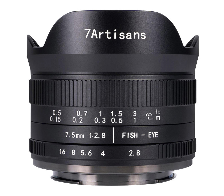 Объектив 7Artisans 7.5mm f/2.8 II FishEye Sony E