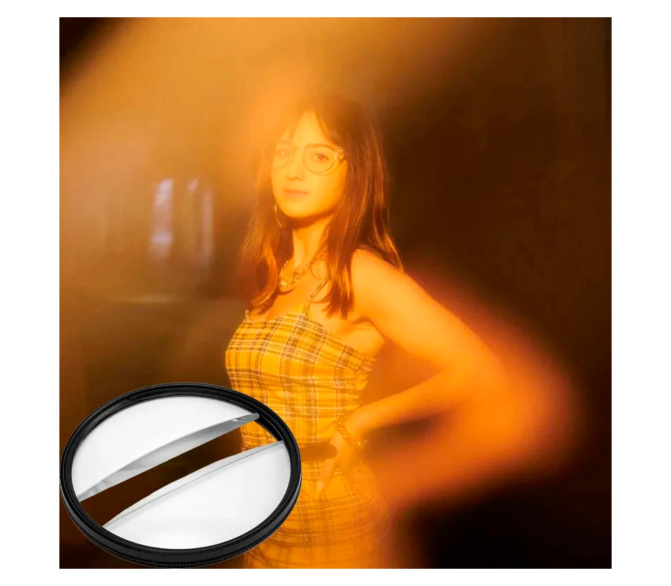 Светофильтр Walking Way Center Field Split Diopter Prism 49mm