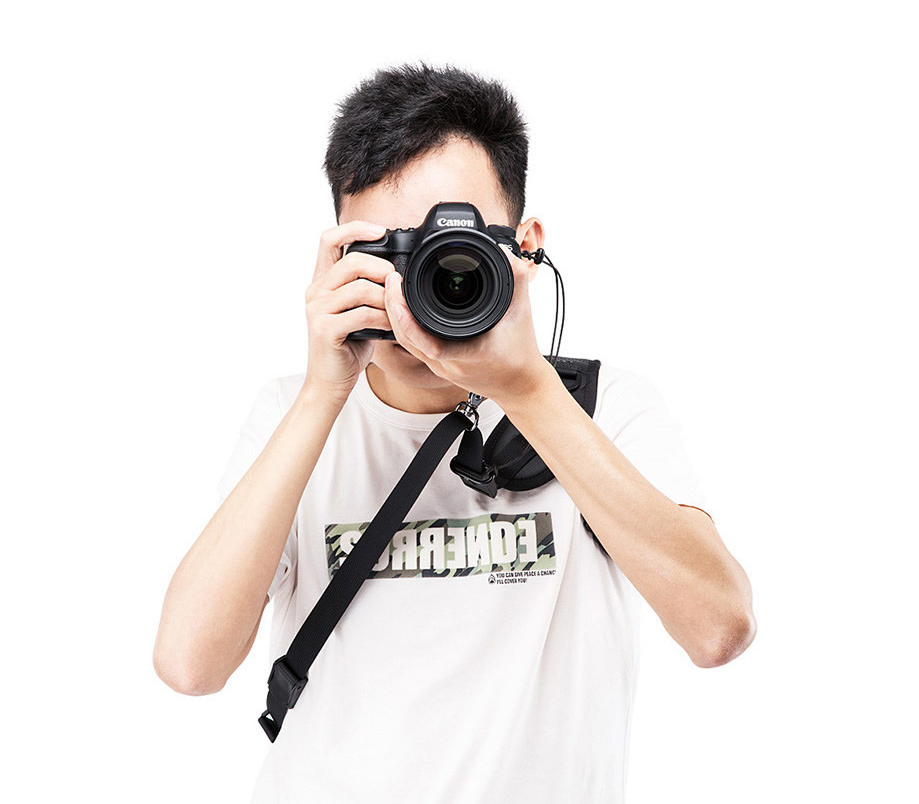 Ремень JJC NS-PRO1M, плечевой, с площадкой Arca-Swiss, микрофибра, черный