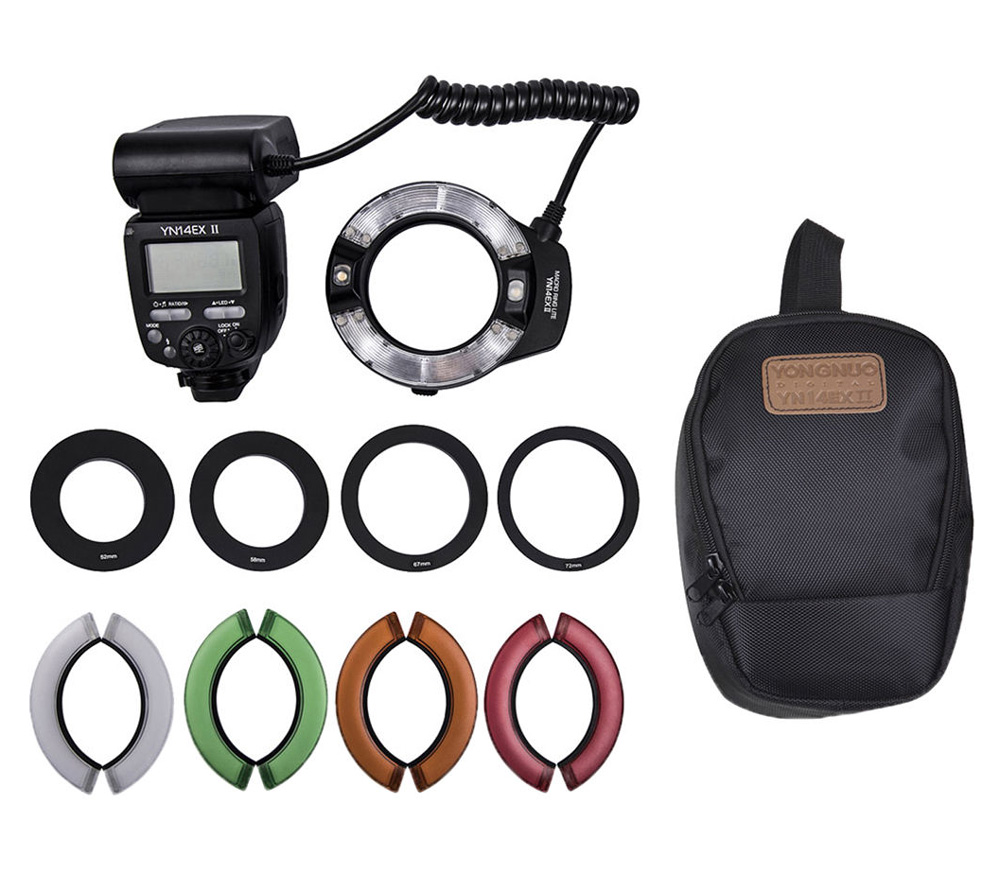 Вспышка Yongnuo Speedlite YN-14EX II Macro TTL для Canon