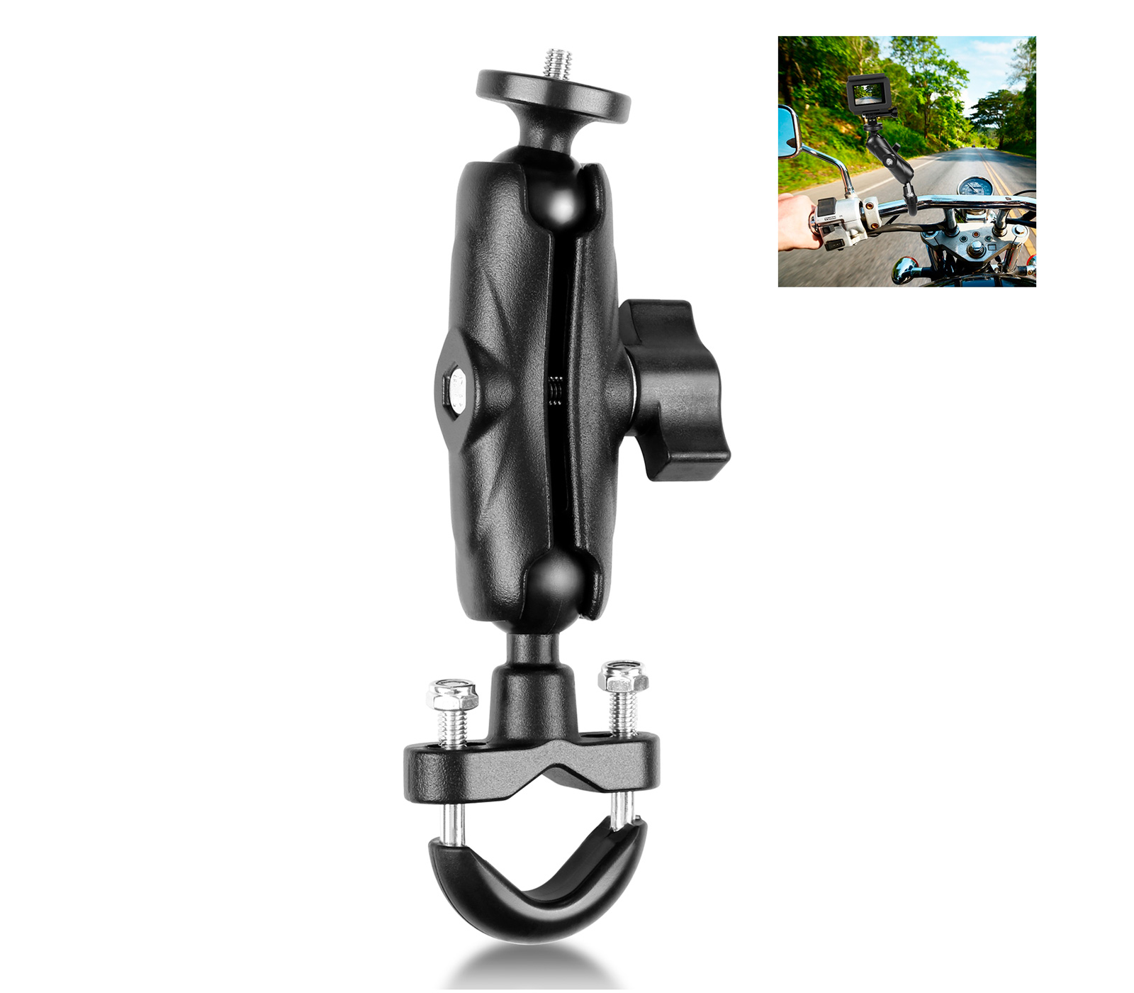 Крепление на руль или трубу Puluz PU701B для экшн- или VR 360 камеры