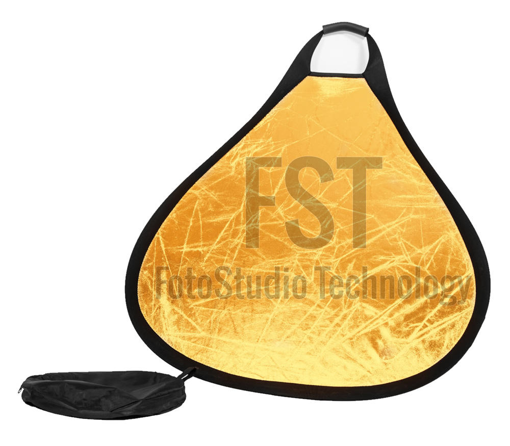 Отражатель FST TR-051 треугольный, серебро / золото, 60 см