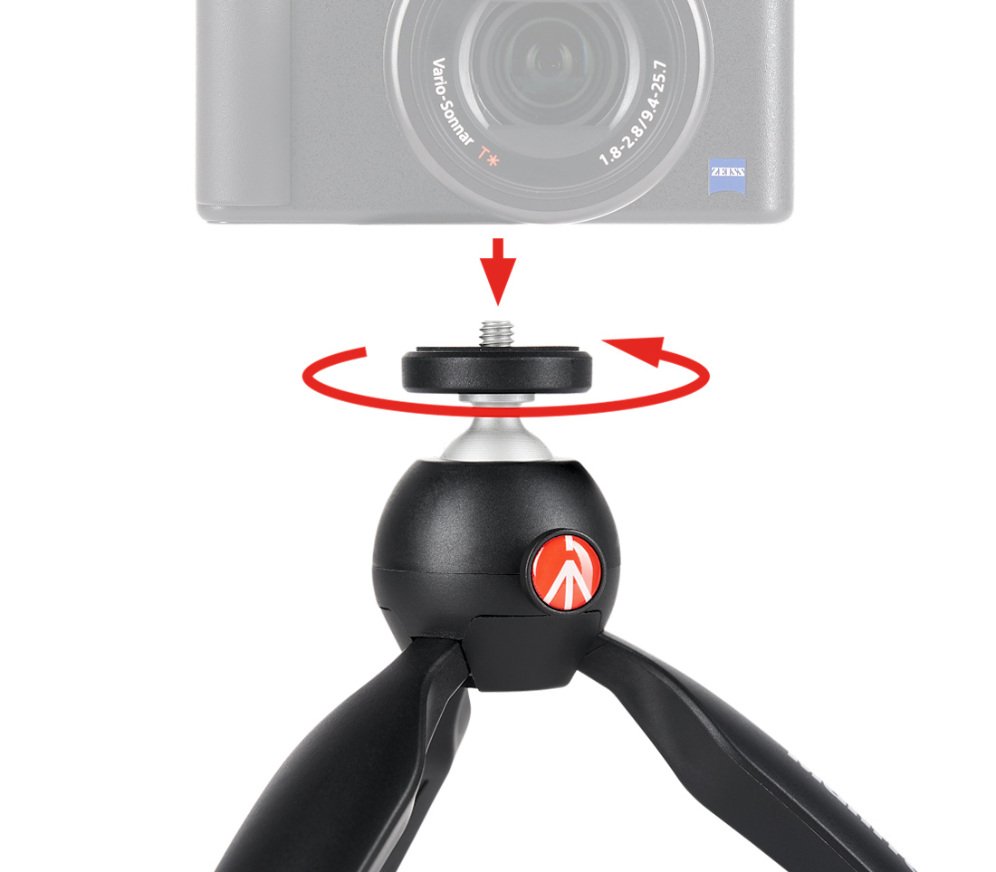 Штатив Manfrotto Pixi Mini, черный