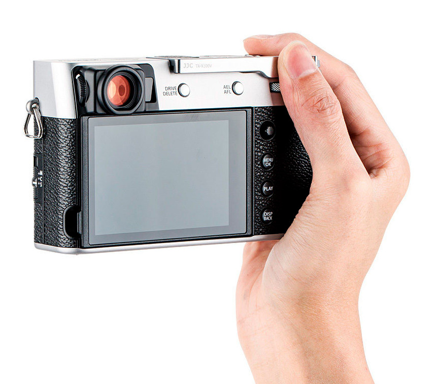 Упор для большого пальца JJC TA-X100V для Fujifilm X100-X100VI, X-E3, X-E4, серебристый