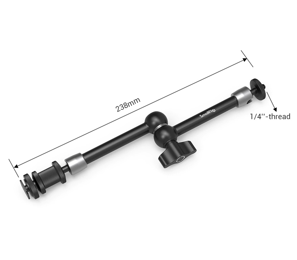 Шарнирный кронштейн SmallRig 1498B типа Magic Arm, 26 см, до 2.8 кг