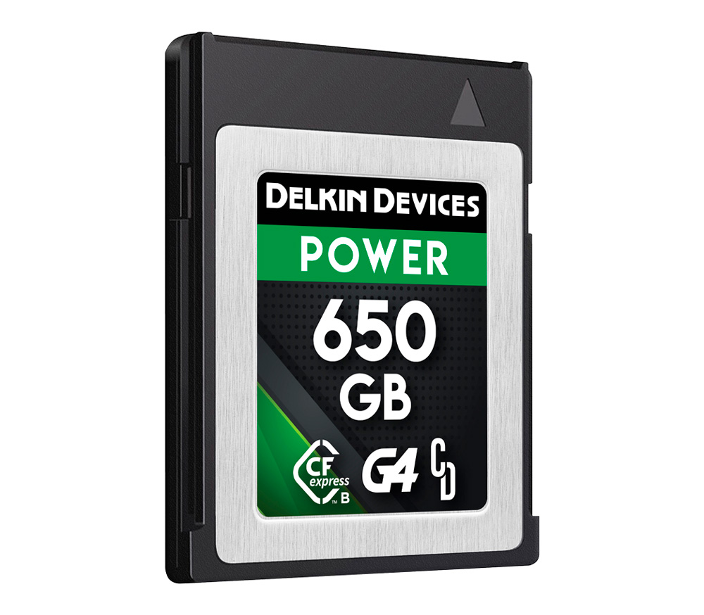 Карта памяти Delkin Devices CFexpress Type B 650GB Power G4 (R1780/W1700)