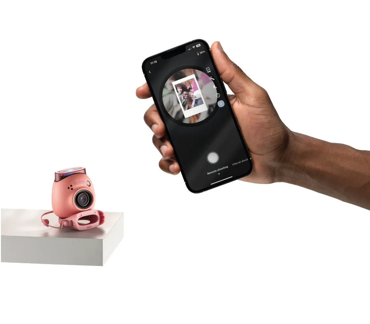 Фотоаппарат Fujifilm Instax Pal розовая пудра