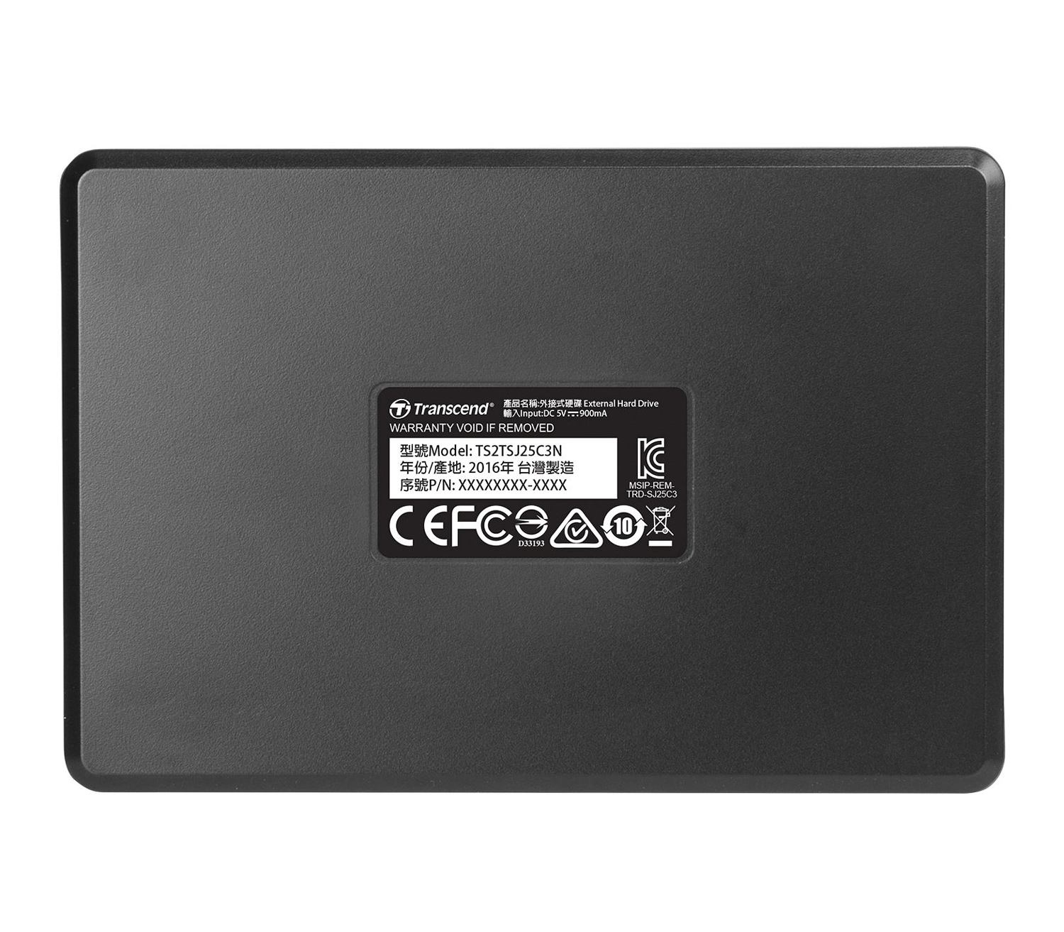 Внешний HDD диск Transcend StoreJet 25C3N 2TB, USB 3.1