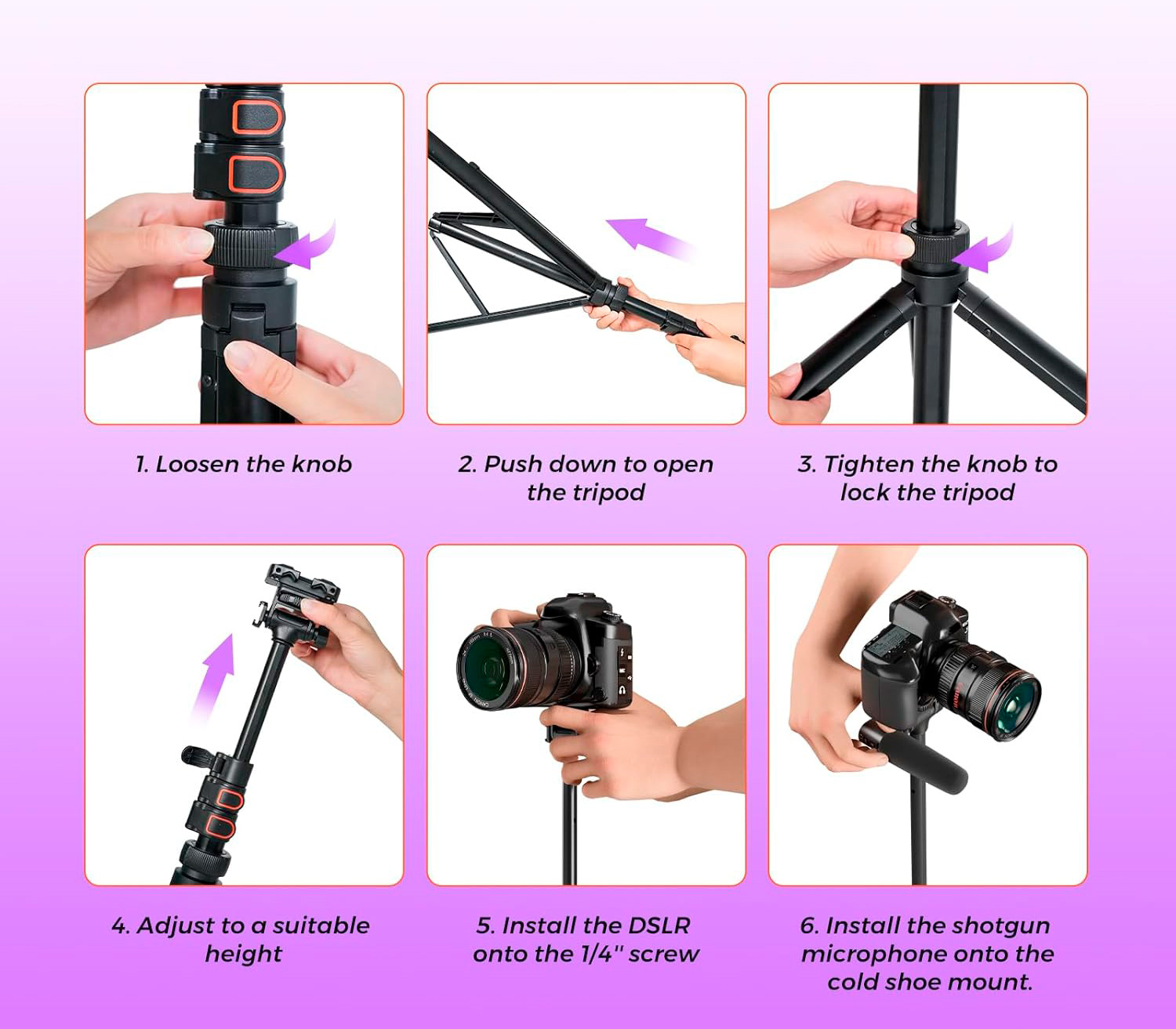 Стойка Nearity NearStream CZT02, 50 - 160 см, до 3 кг