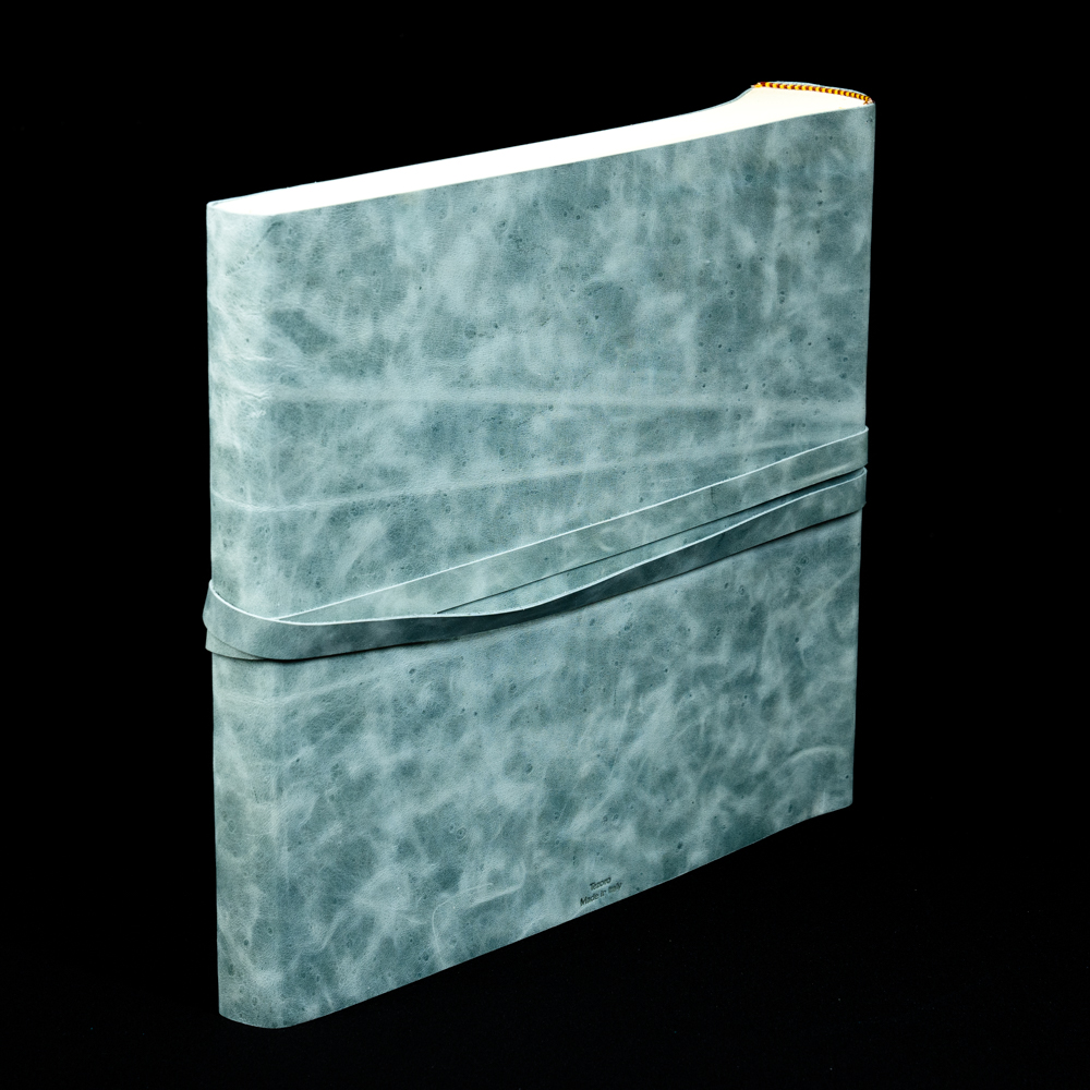 Фотоальбом Florentia Imilia 30x30см, 100 страниц, нат. кожа, зелёный