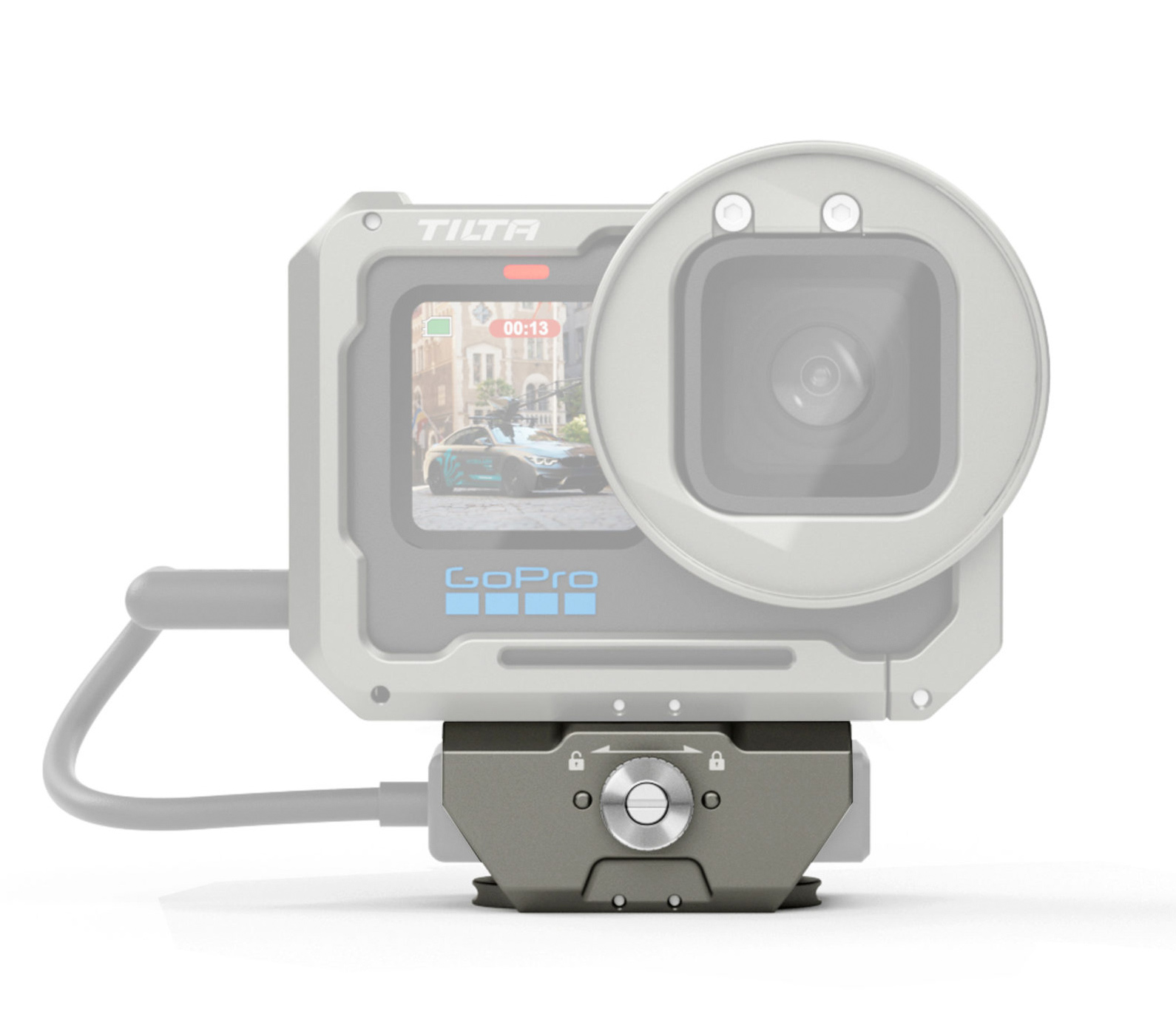 Держатель Tilta для GoPro Mic Adapter, титаново-серый