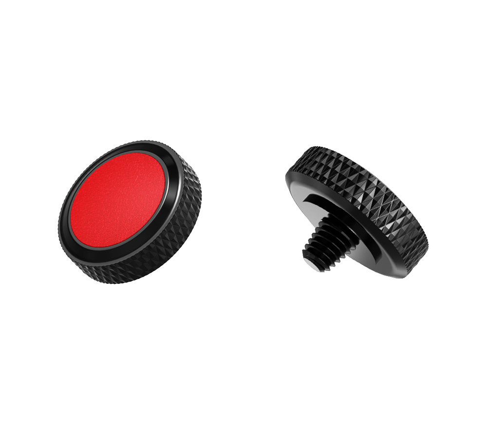 Спусковая кнопка JJC SRB-BK Red, мягкая, резьбовая, черная/красная