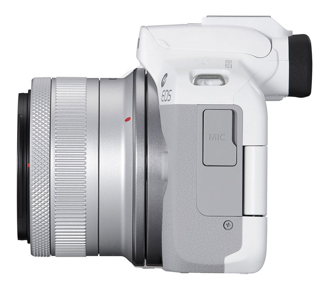 Беззеркальный фотоаппарат Canon EOS R50 Kit RF-S 18-45mm IS STM, белый